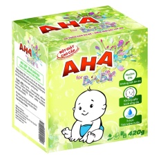 Bột giặt dành riêng cho tã và quần áo trẻ em AHA Baby 420g
