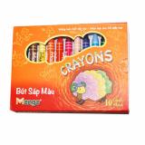 Bút sáp màu Mango hộp 10 màu vẽ