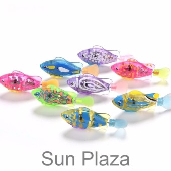 Cá cảnh chạy pin có đèn led Robo Fish + tặng 2 viên pin  