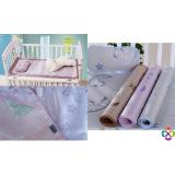 Chiếu lụa điều hòa kém gối cho bé