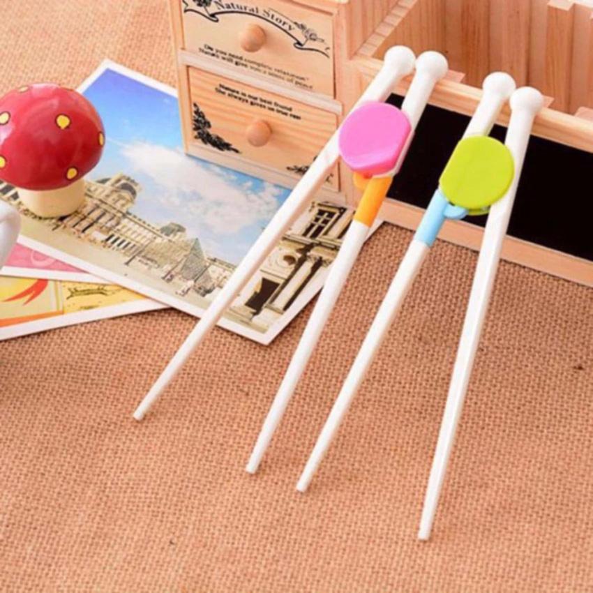 [HCM]Combo 2 đôi đũa tập gắp thức ăn cho bé chất liệu nhựa ABS cao cấp an toàn cho sức khỏe bé chịu nhiệt cao thiết kế thông minh tiện lợi