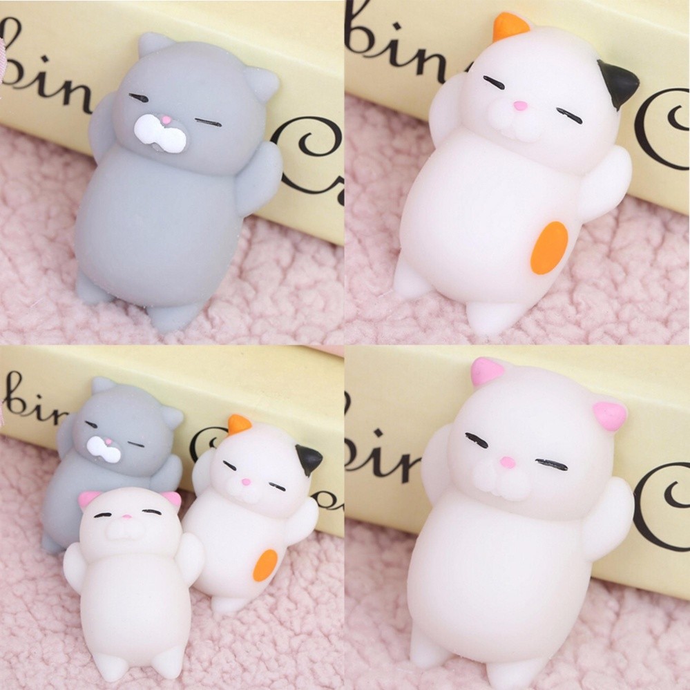 Combo 3 Con Đồ Chơi Squishy Mochi  Hình Thú - Squishy Mochi Toys