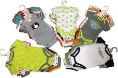 Combo 5 áo liền quần body suite Baby Gear cho bé trai từ 0-3 tháng mầu sắc
