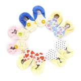 Combo 5 đôi giày vải giữ ấm cho bé gái 2 - 8 tháng