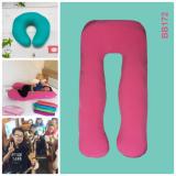 Combo gối bà bầu chữ u berry bb172u + gối cổ
