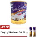 Dinh dưỡng bổ sung pediasure b/a hương chocolate 850g + tặng 2 góipediasure b/a hương chocolate 51g
