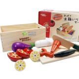 Đồ Chơi Gỗ Cắt trái cây nam châm Woody Puddy. Đồ chơi cho bé gái, bộ đồ chơi nấu ăn, Đồ chơi nhà bếp xinh xắn