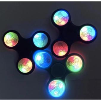 Đồ Chơi Con Quay Giúp Giảm Stress Fidget Spinner Đèn Led 7 Màu