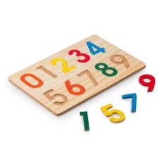 HCMĐồ chơi gỗ - Tranh ghép học số từ 0 - 9 C1374