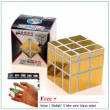 Đồ chơi Rubik' cube Mirror shengshou 3 x3 Tặng 01 Rubik' Cube móc chìa khóa Mini