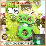 Đồng hồ ben10 kèm đĩa + tặng kèm móc khóa led
