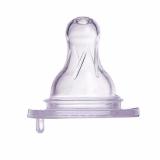 Farlin - Núm ty silicone chống sặc cổ rộng L