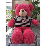 GẤU BÔNG TEDDY CAO CẤP  DÀI 80CM ĐỎ