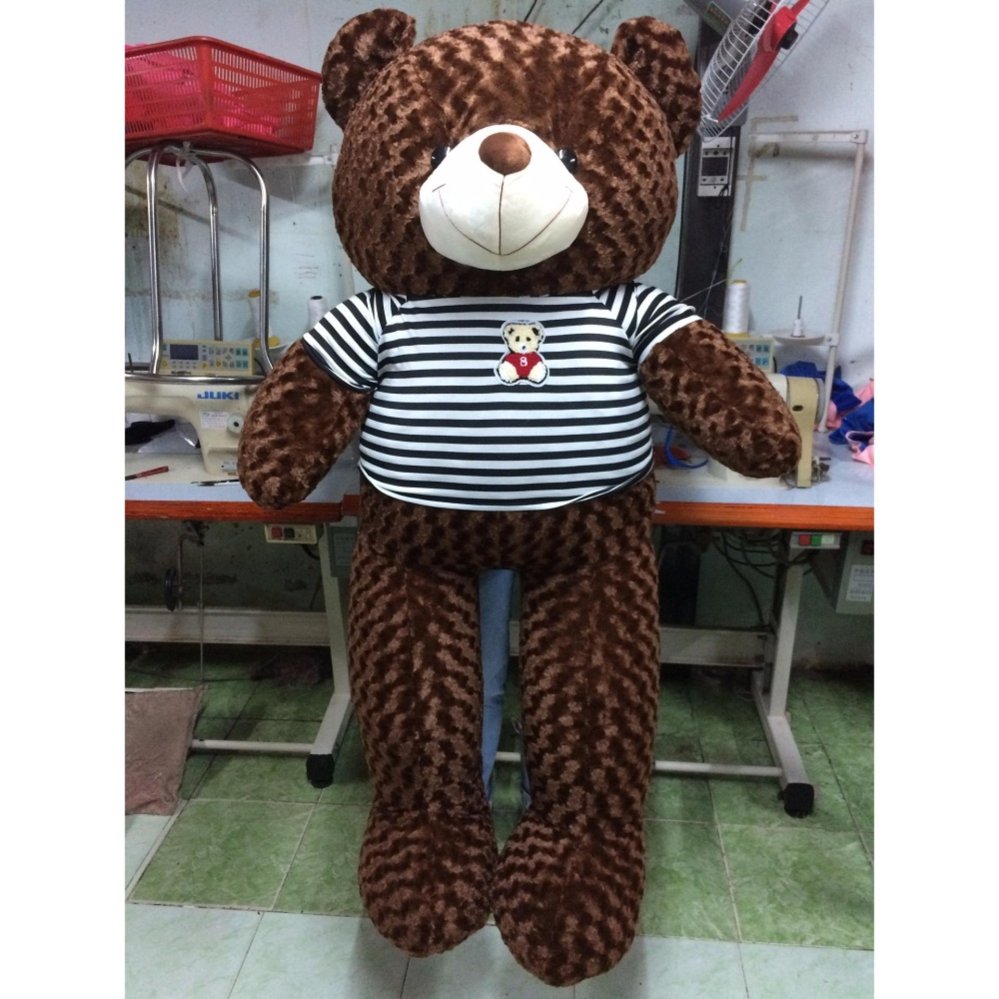 GẤU BÔNG TEDDY CAO CẤP KHỔ VẢI 1M6 DÀI 1M4 HÀNG VNXK