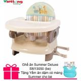 [HCM]Ghế ăn Summer Deluxe SM13050 (be) + Tặng Yếm ăn dặm có máng Summer cho bé