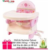 Ghế ăn Summer Deluxe SM13060 + Tặng bộ bát thìa ăn dặm có đế hút chân không Upass