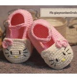 Giày len baby cho bé mèo Kitty-Ondo