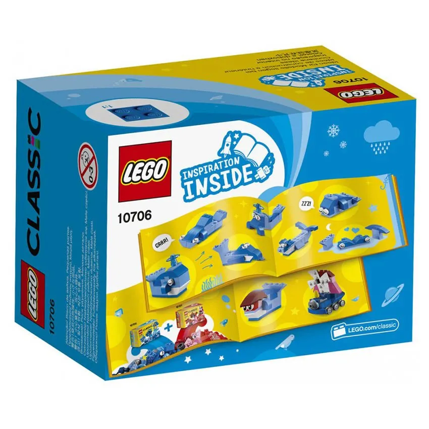 Hộp LEGO Classic 10706 Màu xanh da trời 78 chi tiết