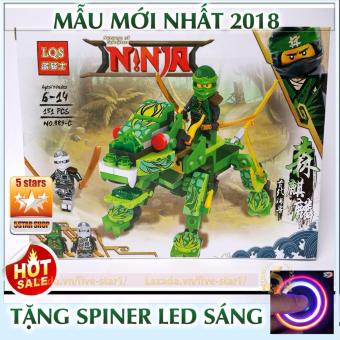 (HOT) Bộ đồ chơi xếp hình Kì Lân Băng cho bé (Mẫu mới 2018) + Tặng FREE Spiner LED sáng...