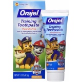 Kem đánh răng orajel nuốt được cho bé paw patrol 42.5g