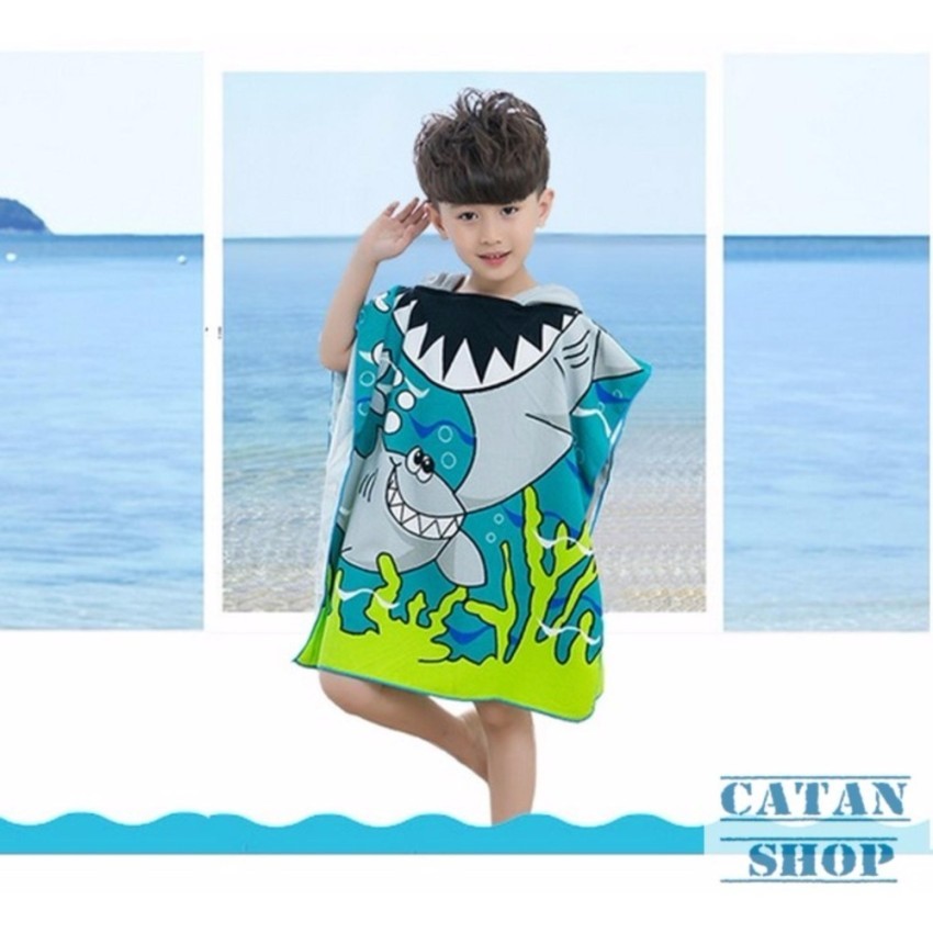 [HCM]KHĂN CHOÀNG ÁO CHOÀNG TẮM BIỂN ĐI BƠI BÉ TRAI CUTE HOẠT HÌNH XINH XẮN DỄ THƯƠNG - BB14-ACTB-Ttrai