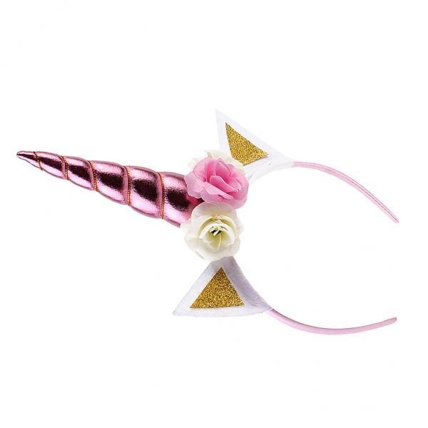 Hình ảnh MagiDeal Girl Headwear Cat Ear Birthday Party Easter Headband Pink- intl