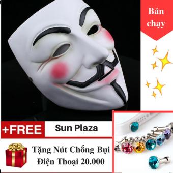 Mặt Nạ Hacker Tặng Nút chống bụi Mặt Nạ Anonymous Chương trình mua 1 tặng 1 cực hot Sun Plaza...