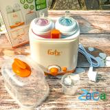 Máy hâm sữa tiệt trùng 2 bình đa năng fatz baby 3012sl bh hãng 1 năm