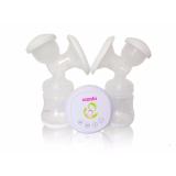 Máy hút sữa điện đôi kèm matxa 12 cấp độ Rozabi + 12 miếng lót thấm sữa + bộ 3 bình trữ sữa Premia Thái Lan
