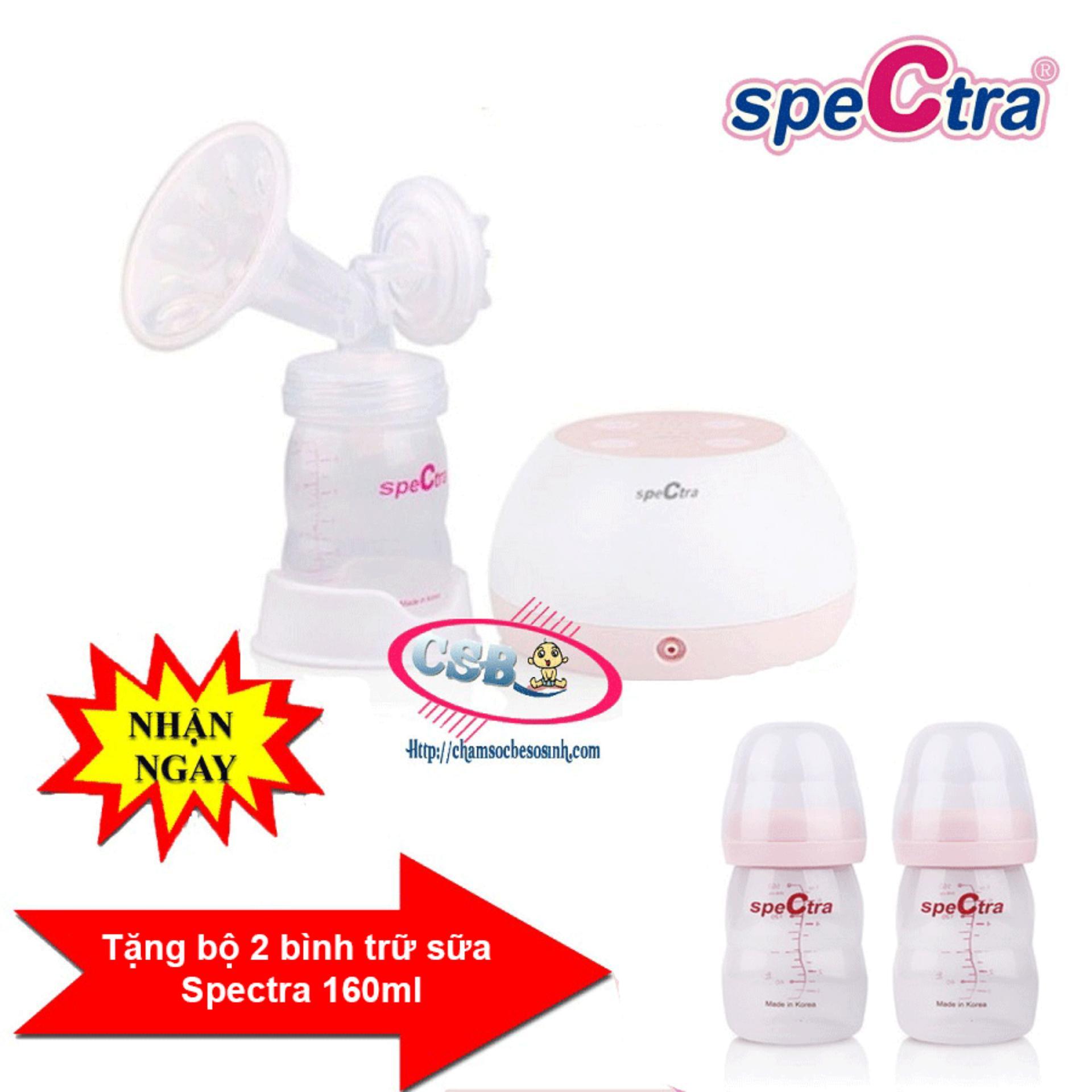 Máy hút sữa Spectra M2 + Quà tặng bộ 2 bình trữ sữa Spectra