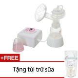 Máy hút sữa unimom um880106 + tặng 10 túi trữ sữa philips avent scf603-25