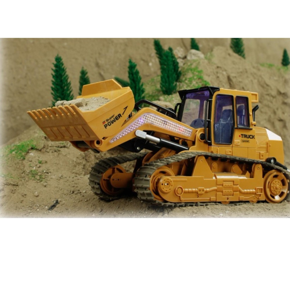 Máy ủi lớn chạy xích