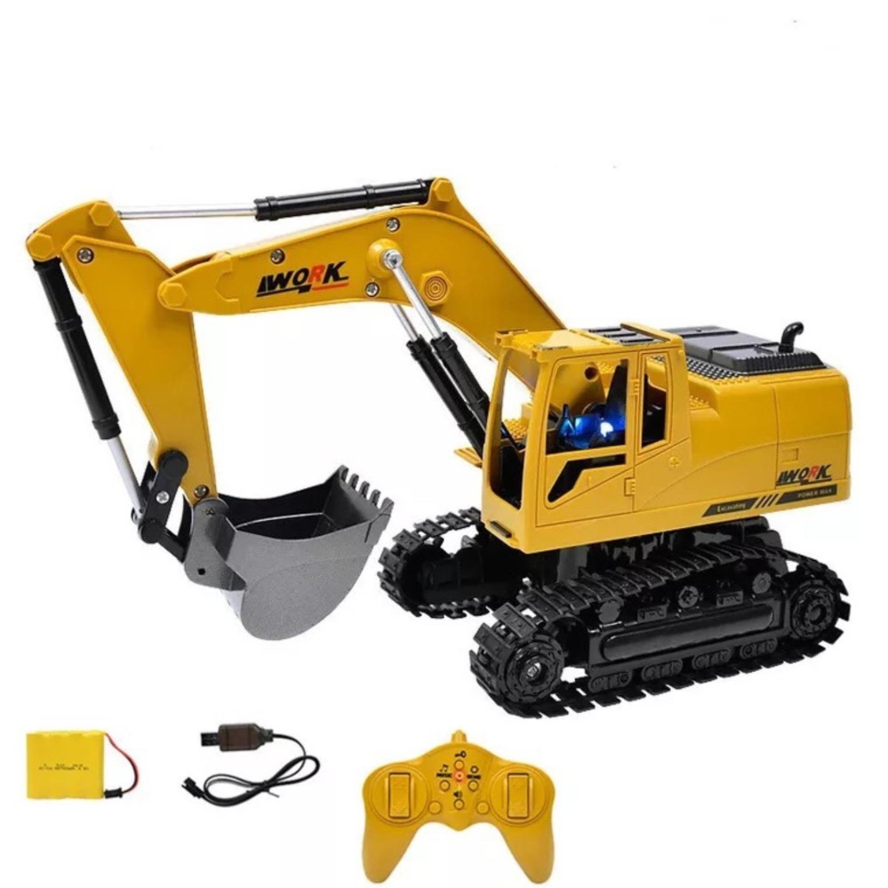 Máy xúc Aihao gầu múc kim loại chạy xích