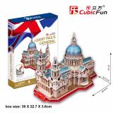 Mô hình sa bàn Cubic Fun 3D bằng giấy cứng: Tòa Thánh Saint Paul's của nước Anh