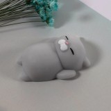 Mochi squishy mèo XÁM mập ú - Đồ chơi cho bé