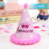 Mũ sinh nhật công chúa hồng cho bé Ms19