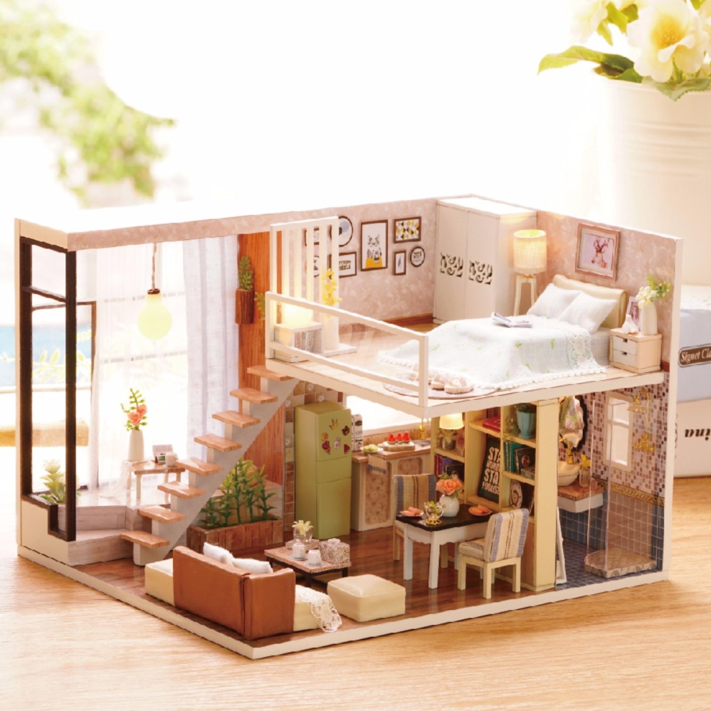 Nhà búp bê-waiting for time diydollhouse