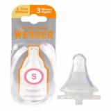 Núm ty thay thế Wesser Nano Silver cổ nhỏ size S