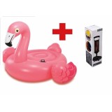 Phao bơi hồng hạc thiếu niên intex 57558 tặng bơm tay intex