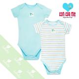 Set 2 áo bodysuit cộc tay vai chồm Lullaby bộ sưu tập đại dương 2018