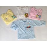 Set 5 áo catter dài tay sơ sinh size 1-12 tháng