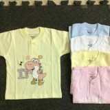 Set 5 áo cộc catter cổ trụ cho bé trai & bé gái từ