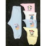 Set 5 quần dài catter sơ sinh bo gấu