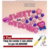 Set bóng cưới trang trí phòng tân hôn