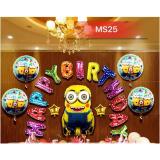 Set bóng trang trí sinh nhật minion cho bé