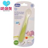 Thìa ăn dặm bằng silicone cho bé 6M+ Chicco 113901