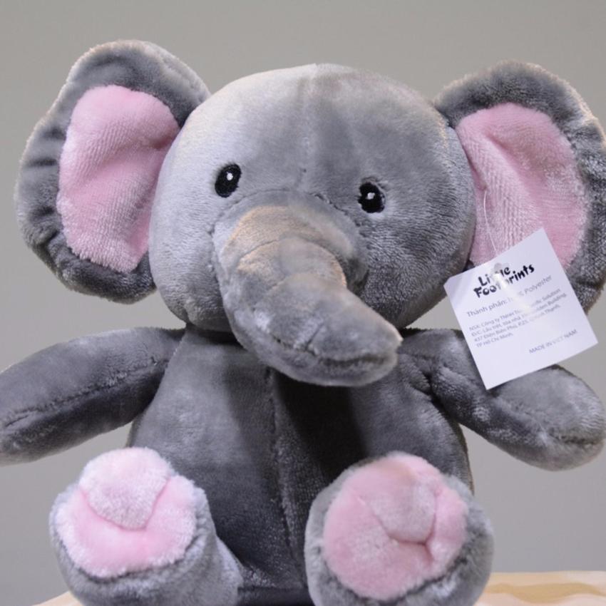 Hình ảnh Thú nhồi bông thương hiệu Little Footprints - Voi xám