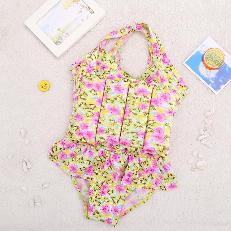 Nơi bán Toddler Kids Children Swimsuit Buoyancy Girls Tankini Bikini Swimwear Beachwear - intl
