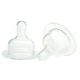 Ty bình sữa Dr Brown cổ rộng silicone đủ size 2 cái / vỉ