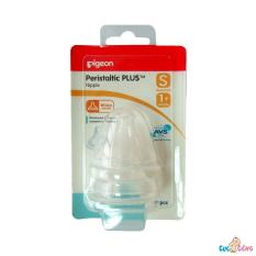 Ty bình sữa Pigeon Slicone cổ thường size S - 2 cái/vỹ - ty binh sua